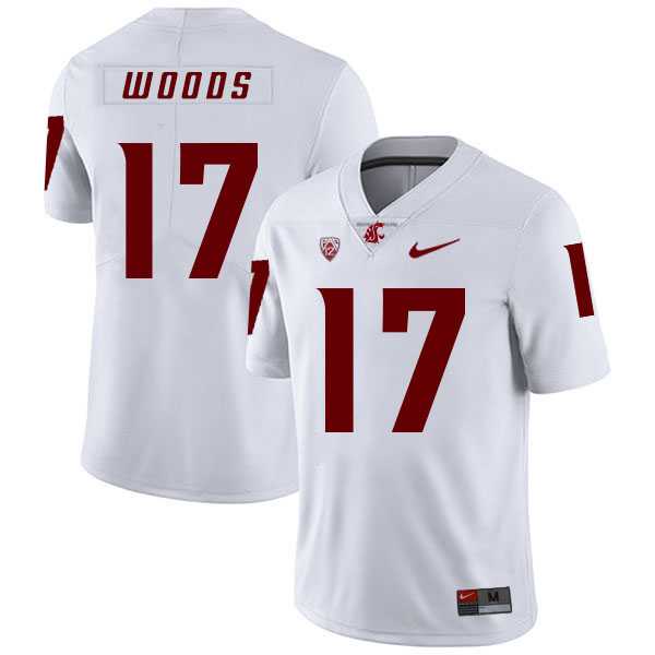 Washington State Cougars 17 Kassidy Woods White College Football Jersey Dzhi,We sell and wholesale Washington State Cougars 17 Kassidy Woods White College Football Jersey Dzhi on line form chian!